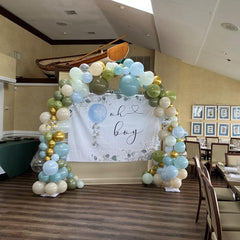 (7 Day Delivery) Wide Arch 10x8ft Wedding Stand Balloon Semi-circle Frame
