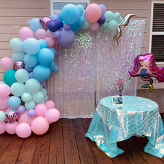 (7 Day Delivery) Wide Arch 10x8ft Wedding Stand Balloon Semi-circle Frame