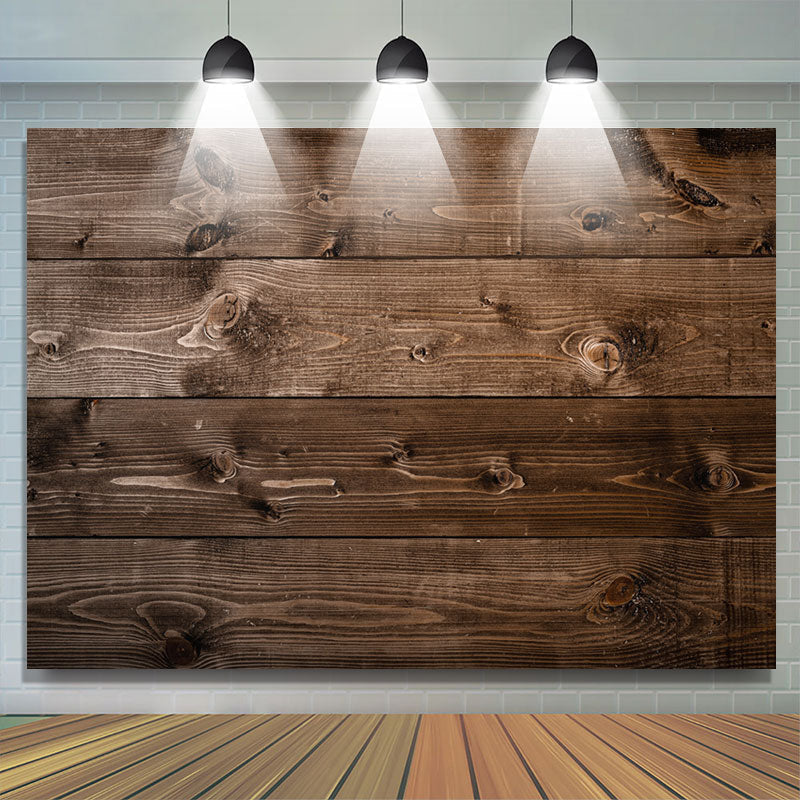 Lofaris Abstract Brown Wood Plank Texture Backdrop For Photo