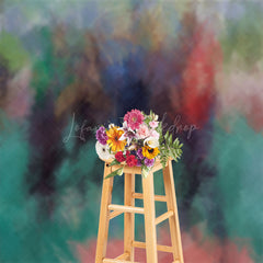 Lofaris Abstract Colorful Graffiti Wall Photo Shoot Backdrop