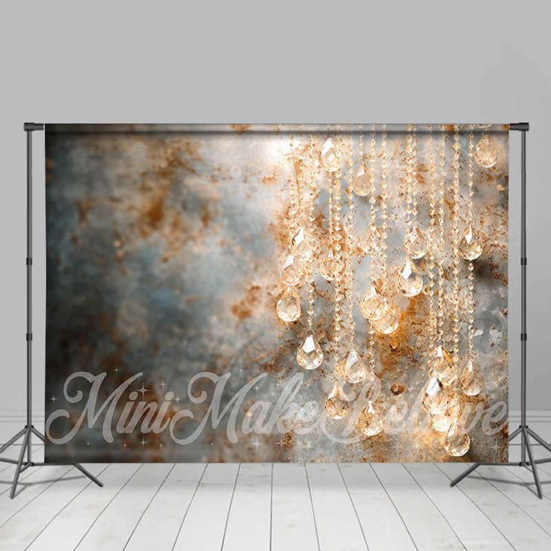 Lofaris Abstract Glowing Crystal Pendant Retro Wall Backdrop