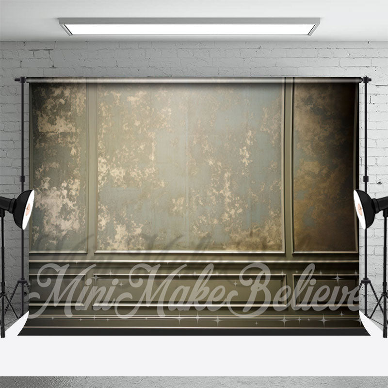 Lofaris Abstract Gray Trim Moulding Retro Wall Backdrop