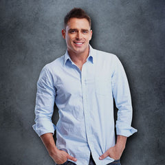 Lofaris Abstract Painted Grey Blue Backdrop For Photography