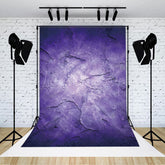 Lofaris Abstract Purple Cement Wall Texture Photo Backdrop