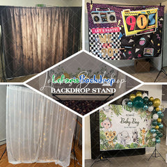 Lofaris Adjustable 6.5x6.5ft/2x2m Photo Backdrop Background Stand With Carry Bag