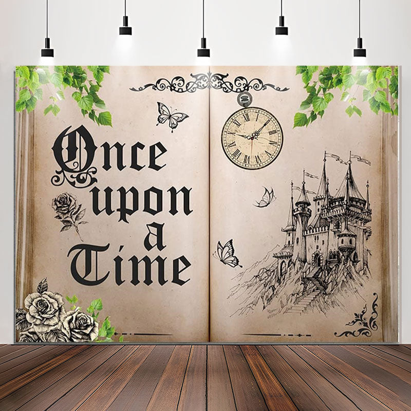 Lofaris Ancient Castle Once Upon A Time Birthday Backdrop