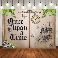 Lofaris Ancient Castle Once Upon A Time Birthday Backdrop