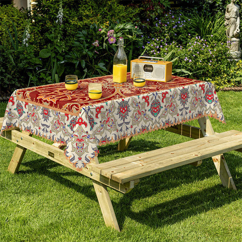 Lofaris Ancient Mysterious Totem Rectangle Tablecloth