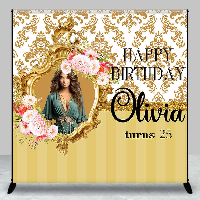 Lofaris Antique Victorian Custom Photo Birthday Backdrop