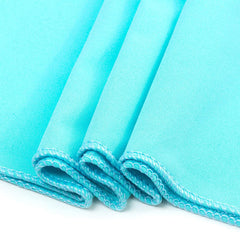 Lofaris Aqua Blue Spandex Elastic Banquet Chair Sashes Bow