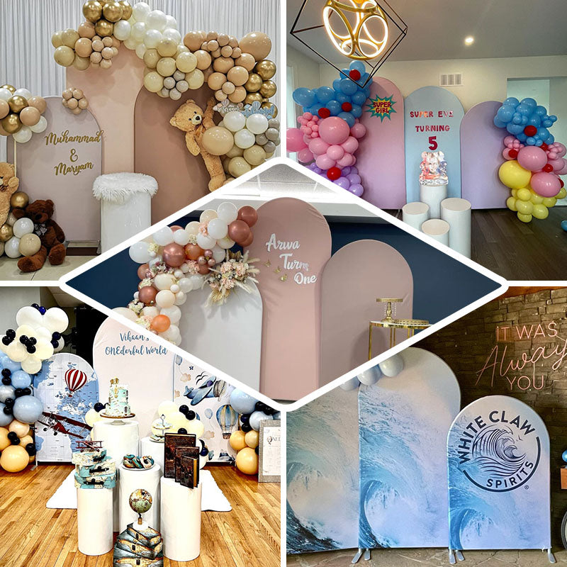 Crown Heel Arch Backdrop Kit For 15th Birthday Party