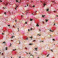 Lofaris Artificial Gradient Pink Flowers For Wall Decoration