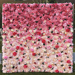 Lofaris Artificial Gradient Pink Flowers For Wall Decoration