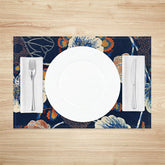 Lofaris Artistic Flowers Retro Dining Set Of 4 Placemats