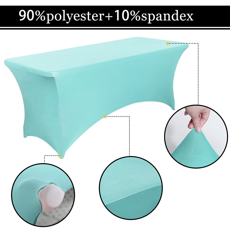 Lofaris Aruba Fitted Spandex Rectangle Banquet Table Cover