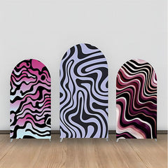 Lofaris Assorted Purple Leopard Abstract Arch Backdrop Kit