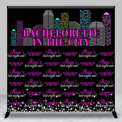 Lofaris Bachelorette City Custom Birthday Repeat Backdrop