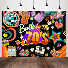 Lofaris Back To The 70s Groovy Ballroom Birthday Backdrop