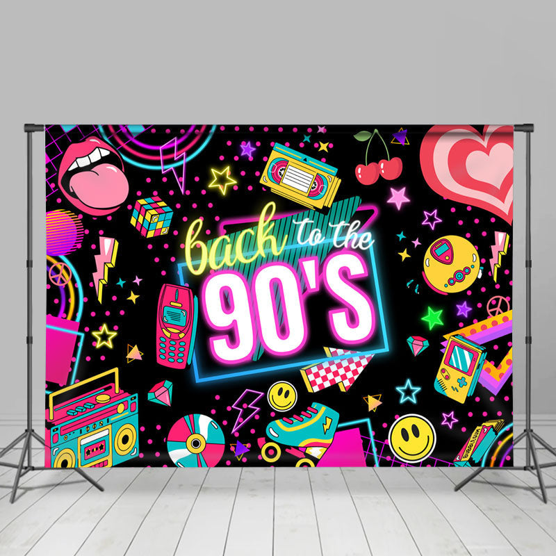 Lofaris Back To The 90s Hip Hop Graffiti Dance Backdrop