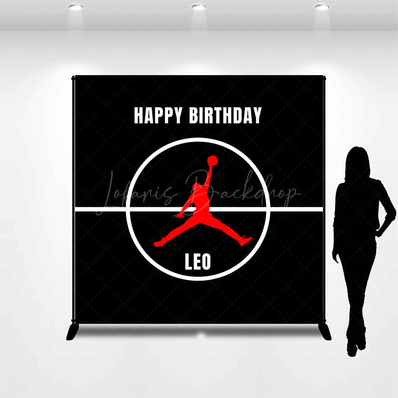 Lofaris Basketbal Player Dunk Custom Boy Birthday Backdrop