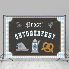 Lofaris Bavarian Cookie Black Germany Oktoberfest Backdrop