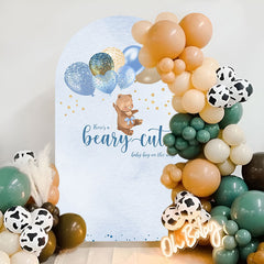 Lofaris Bearly Wait Blue Baby Shower Chiara Arch Backdrop
