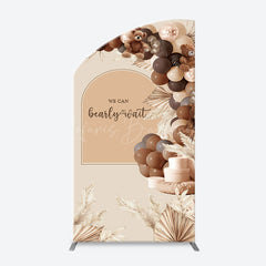 Lofaris Bearly Wait Boho Balloons Arch Baby Shower Backdrop