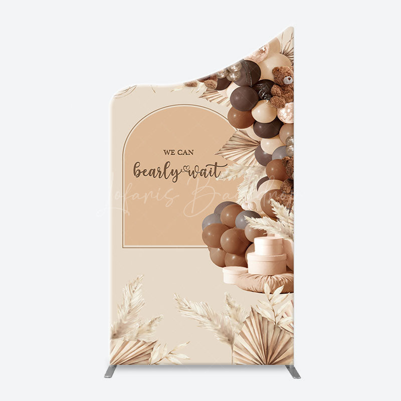 Lofaris Bearly Wait Boho Balloons Arch Baby Shower Backdrop