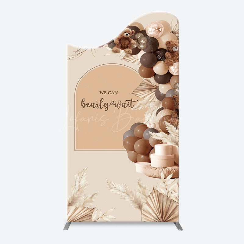 Lofaris Bearly Wait Boho Balloons Arch Baby Shower Backdrop