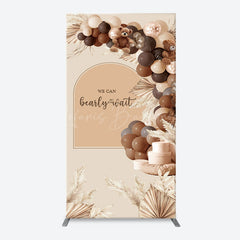 Lofaris Bearly Wait Boho Balloons Arch Baby Shower Backdrop