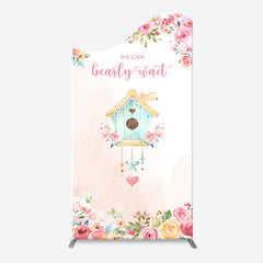 Lofaris Bearly Wait House Floral Arch Baby Shower Backdrop