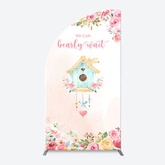 Lofaris Bearly Wait House Floral Arch Baby Shower Backdrop