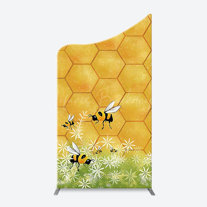 Lofaris Bee Spring Baby Shower Party Chiara Arch Backdrop