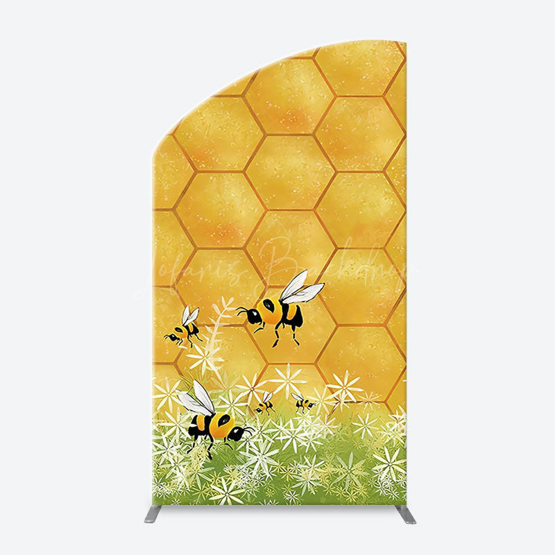 Lofaris Bee Spring Baby Shower Party Chiara Arch Backdrop