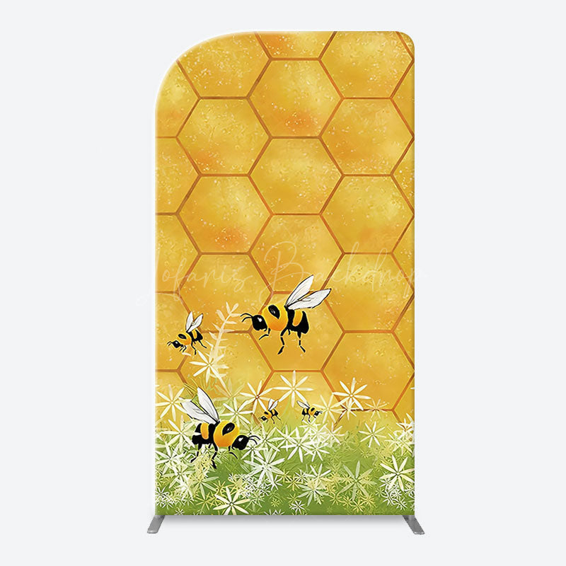 Lofaris Bee Spring Baby Shower Party Chiara Arch Backdrop