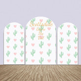 Lofaris Before The Veil Cacti Heart Repeat Arch Backdrop Kit