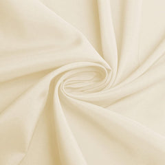 Lofaris Beige 290 GSM Waterproof Polyester Round Tablecloth