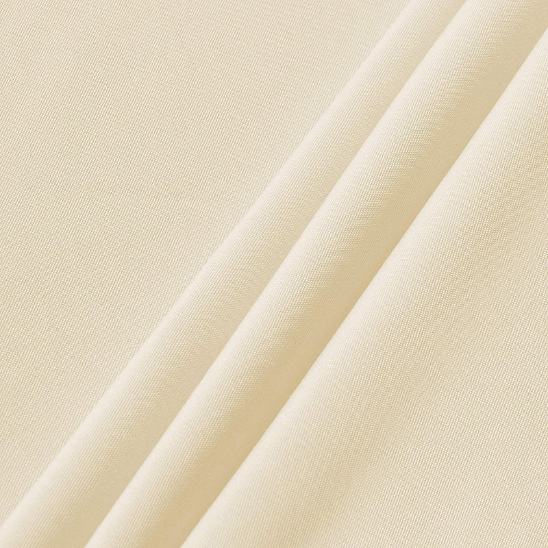 Lofaris Beige 290 GSM Waterproof Polyester Round Tablecloth