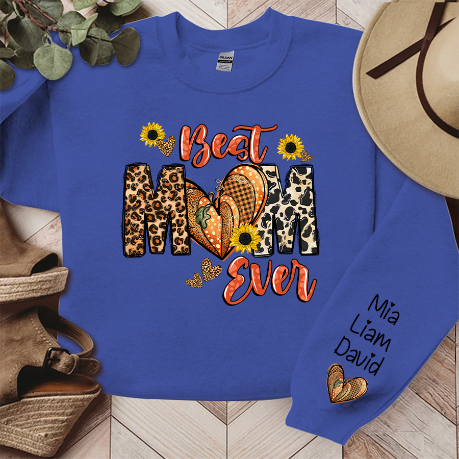 Lofaris Autumn¡¯s Best Mom Ever Pumpkins Flower And Kids LTP01