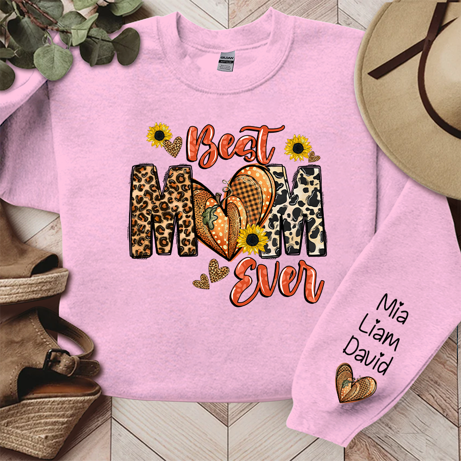 Lofaris Autumn¡¯s Best Mom Ever Pumpkins Flower And Kids LTP01