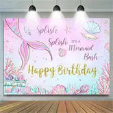mermaid birthday backdrops - lofaris