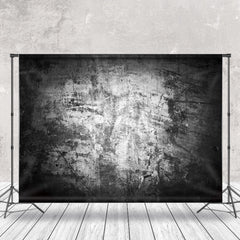 Lofaris Black And White Brushed Wall Textured Photo Backdrop