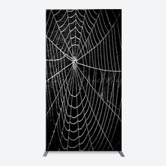 Lofaris Black And White Cobweb Hero Arch Birthday Backdrop