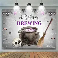 lofaris halloween baby shower backdrops