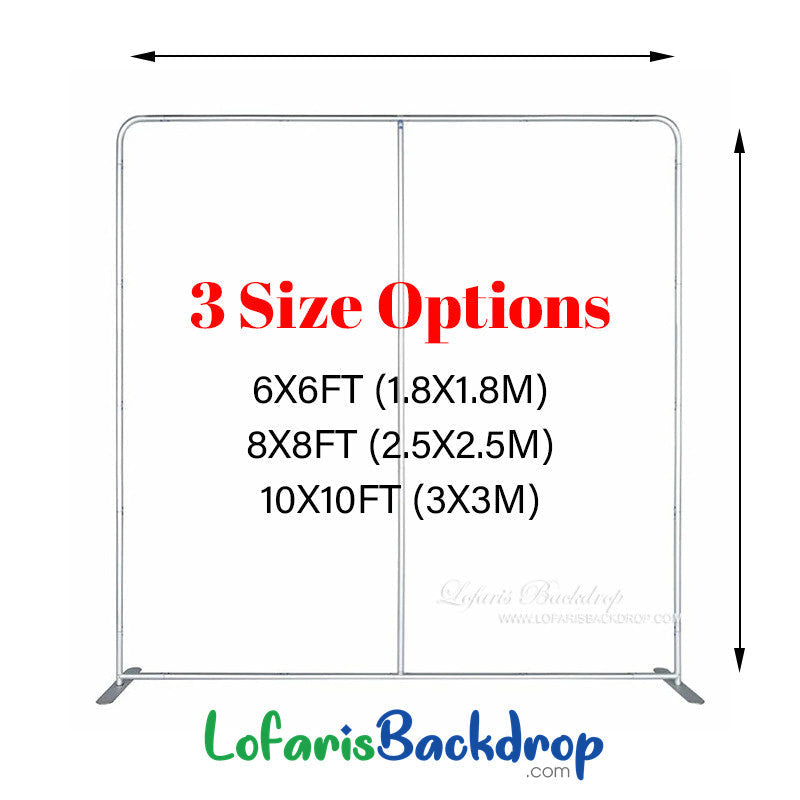 Lofaris Black Crown Demask Pattern White Backdrop For Decor