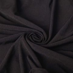 Lofaris Black Open Back Stretch Spandex Banquet Chair Cover
