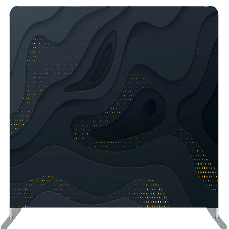 Lofaris Black Paper Cut Gold Layering Backdrop For Decoration