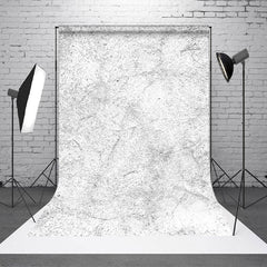 Lofaris Black Particles White Abstract Textured Backdrop
