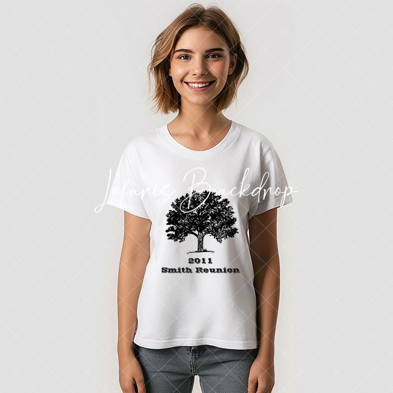 Lofaris Black Tree Family Reunion Shirt with Custom Logo