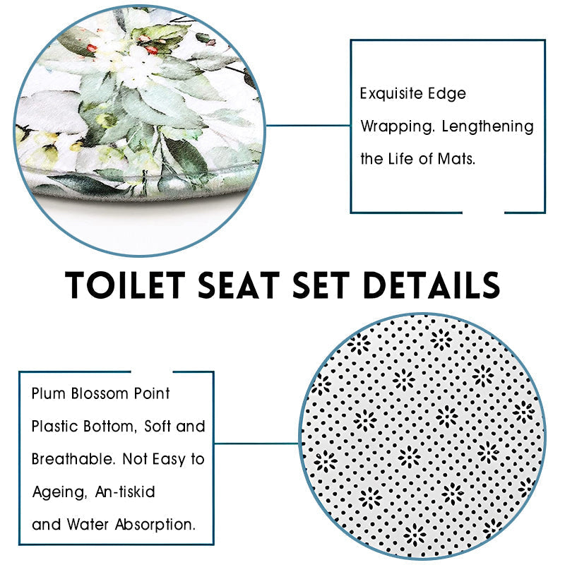 Lofaris Black White Misty Forest Deer Art Shower Curtain